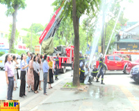 Sở Thông tin và Truyền thông tổ chức lớp tập huấn phòng cháy chữa cháy và Cứu nạn cứu hộ